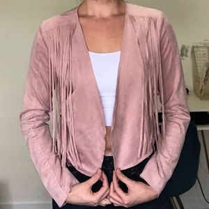 Pink Suede Jacket